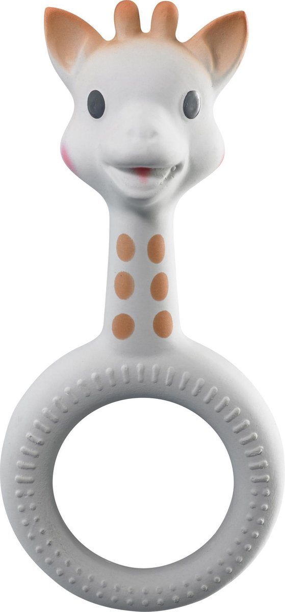 Sophie die Giraffe so'pure Beißring - Beißspielzeug - Beißspielzeug - Babyspielzeug - 100 % Naturkautschuk - 13,5x6,4x5,2 cm - Beigebraun