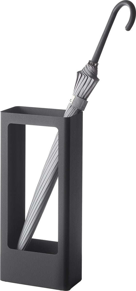 Yamazaki schlanker Schirmständer – Turm – Schwarz