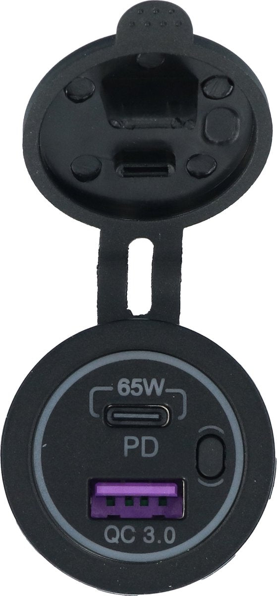 Carpoint integrierter Anschluss USB USB-C 65W Schnellladegerät