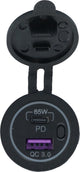 Carpoint integrierter Anschluss USB USB-C 65W Schnellladegerät