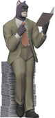 Plastoy Blacksad: Blacksad auf einem Haufen Comic-Figurenstatue