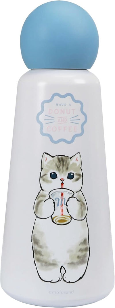 Blue Sky Studios Trinkflasche – Stahlwasserflasche 400 ml mit Katzenaufdruck.
