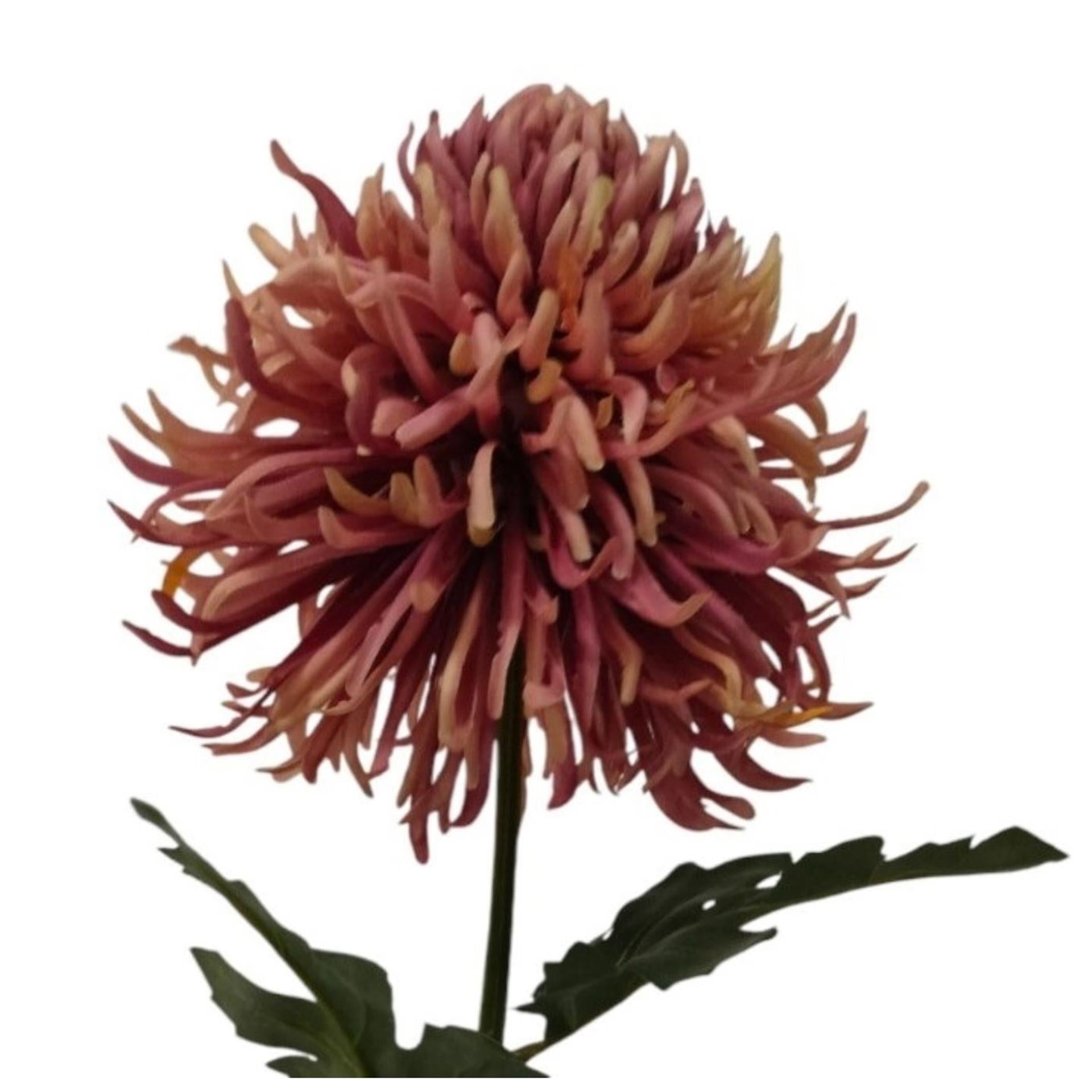 Mansion Atmosphäre Kunstblume Chrysantheme orange 91x18x18cm