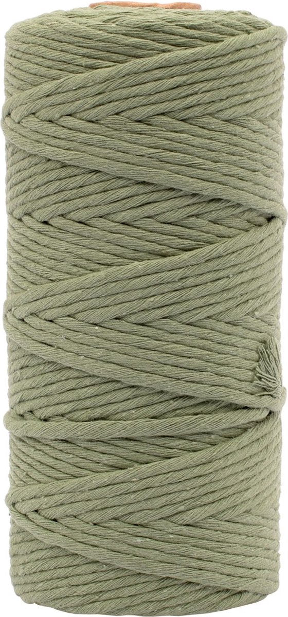 Vaessen creative • Makramee-Seil 3 mm x 100 m olivgrün