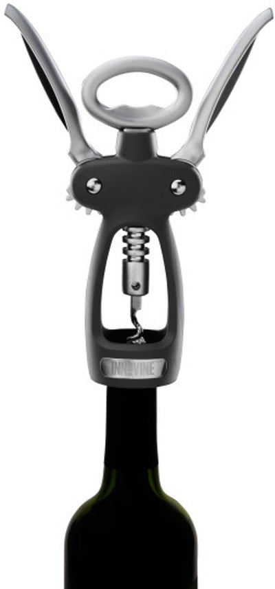 Innovine™ Doppelhebel-Korkenzieher – Graphit