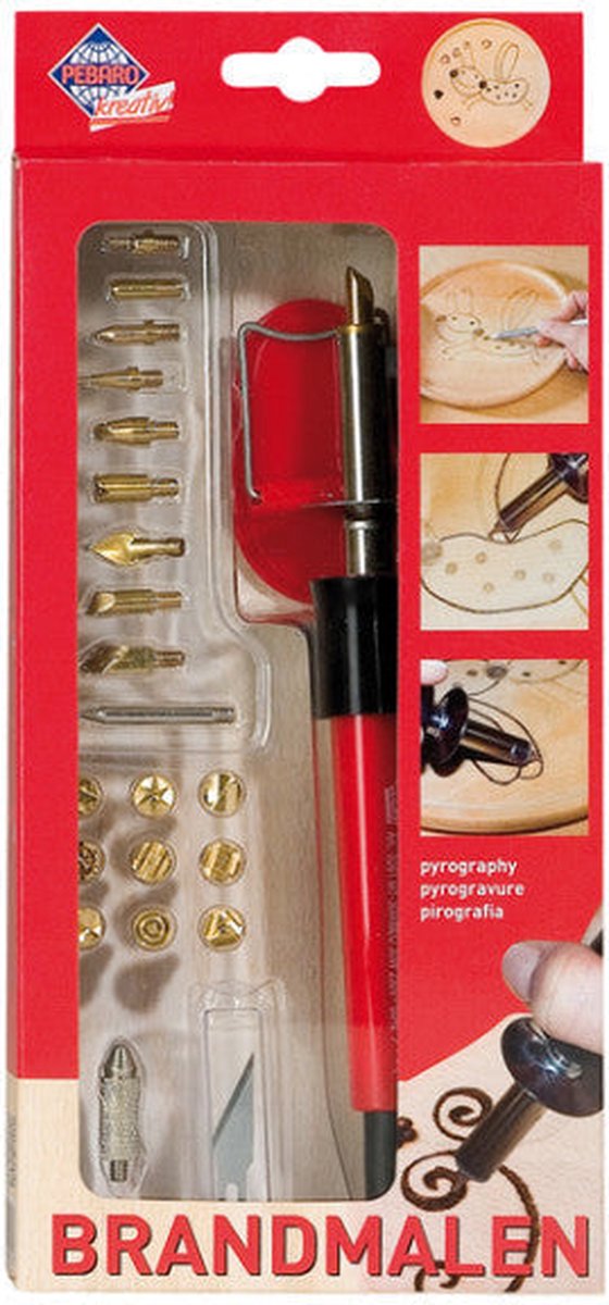 Pebaro Holzbrenner-Set Deluxe 20 Aufsätze