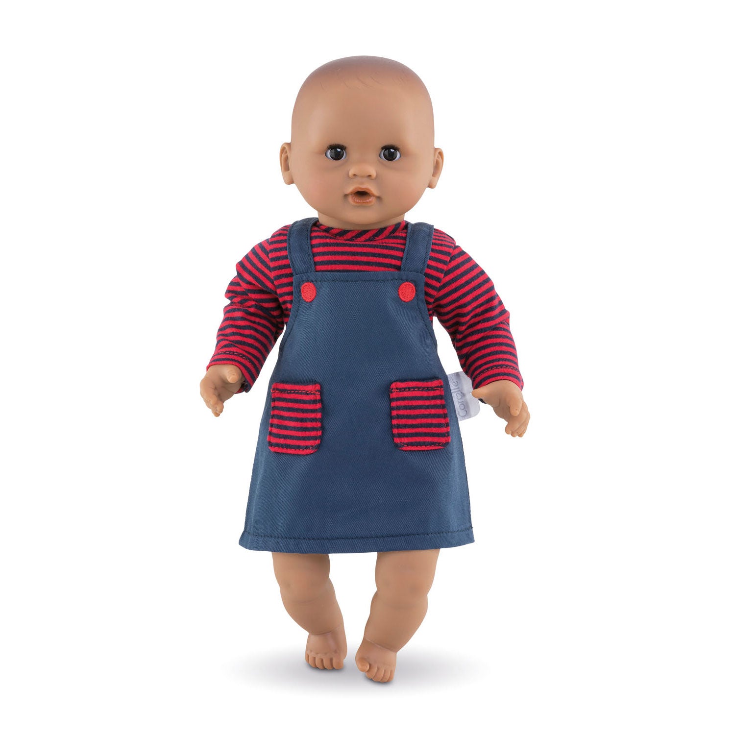 Corolle Mon Poupon Puppenkleid gestreift, 30 cm