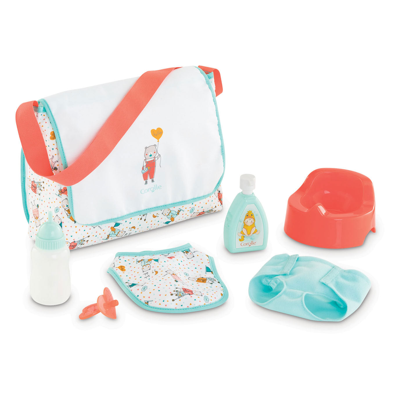 Corolle Mon Grand Poupon Dolls Duierbag mit Aufgaben