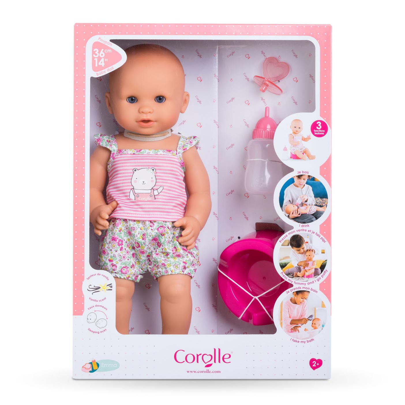 Corolle Mon Grand Poupon Trinken und Plaspop - Emma, ​​36 cm