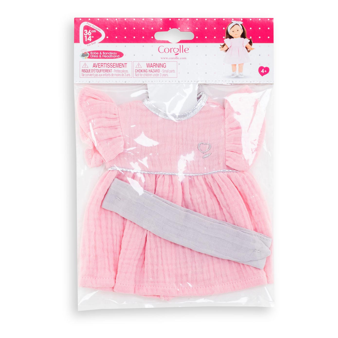 Ma Corolle - Puppenkleid mit Stirnband