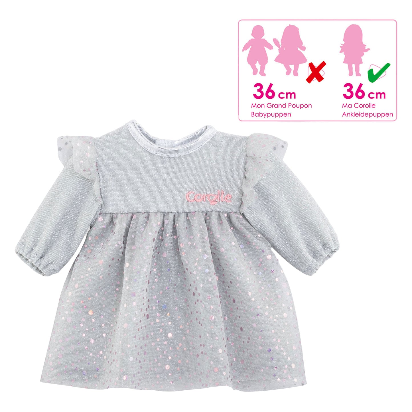 Ma Corolle - Puppenkleid magisch