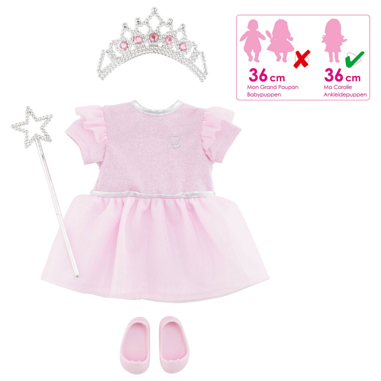 Ma Corolle - Poppenoutfit -Prinzessin