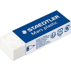 Zeichenradierer Staedtler Mars Kunststoff Blockform weiß
