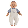 Corolle Mon Poupon Dungarees Ecru und T-Shirt, 30 cm