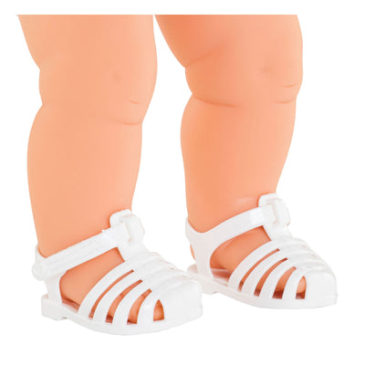 Corolle Mon Grand Poupon Sandalen weiß, 36 cm
