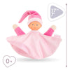 Corolle Tidoudou - Pink Kuscheltuch, 17 cm