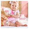 Corolle Tidoudou - Pink Kuscheltuch, 17 cm