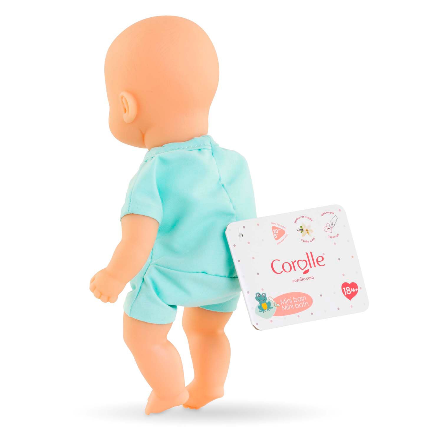 Corolle Mini Bad Babypop - Blau, 20 cm