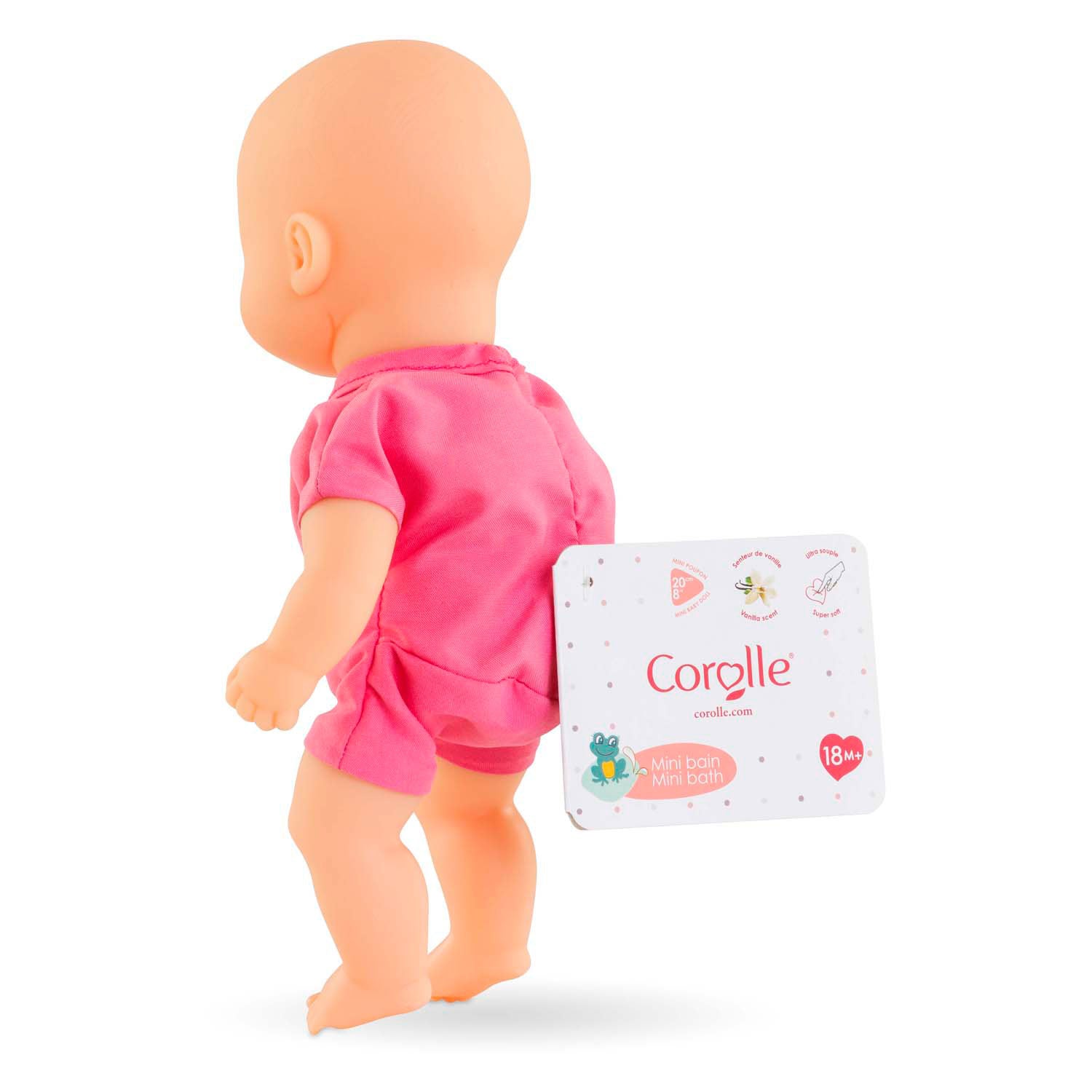 Corolle Mini Bad Babypop - Pink, 20 cm