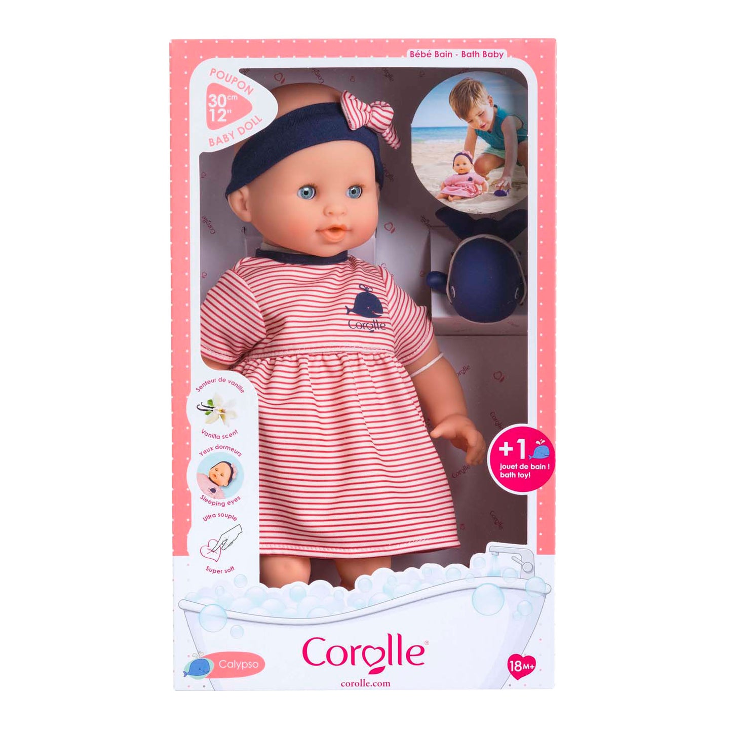 Corolle Badpop Calypso - Wal, 30 cm