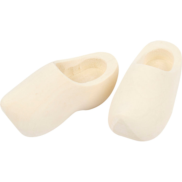 Creativ Company Holländische Holzclogs, L: 70 mm, 1 Paar