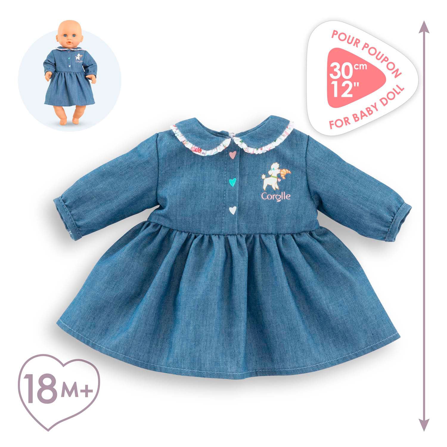 Corolle Kleid für Babypuppen, 30 cm