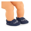 Corolle Navy Blue Pantoffeln für Baby Pop 30 cm