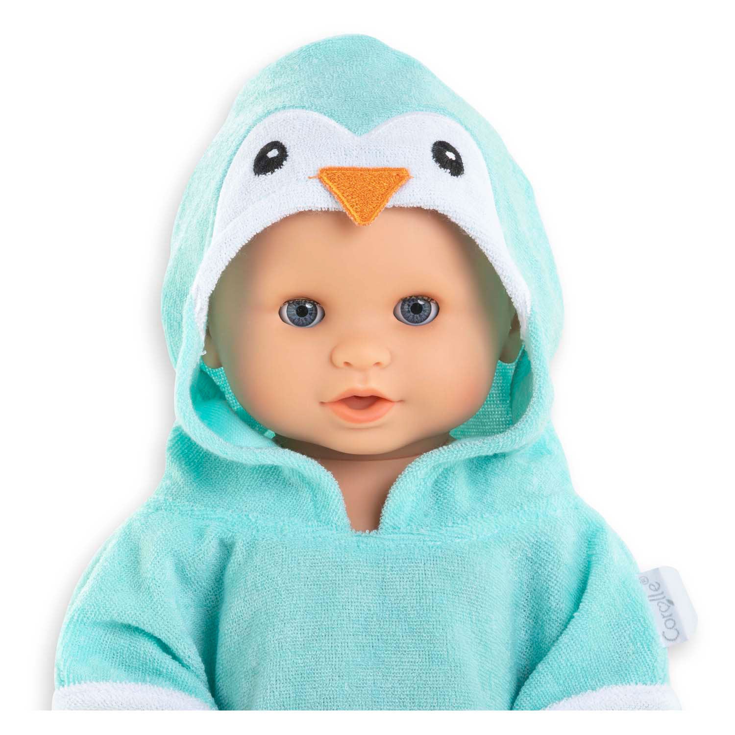 Corolle Badcape für Baby Pop - Penguin, 36 cm