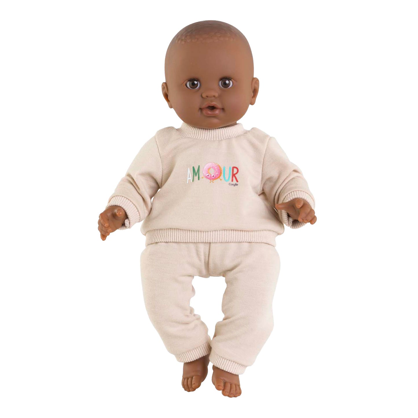 Corolle Beige Tracking -Anzug für Baby Pop, 36 cm