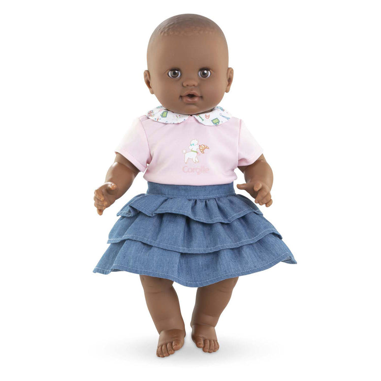 Corolle-Rock mit Rüschen und T-Shirt für Babypuppen, 36 cm.