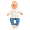 Corolle T-Shirt und Jeans für Babypuppen, 36 cm