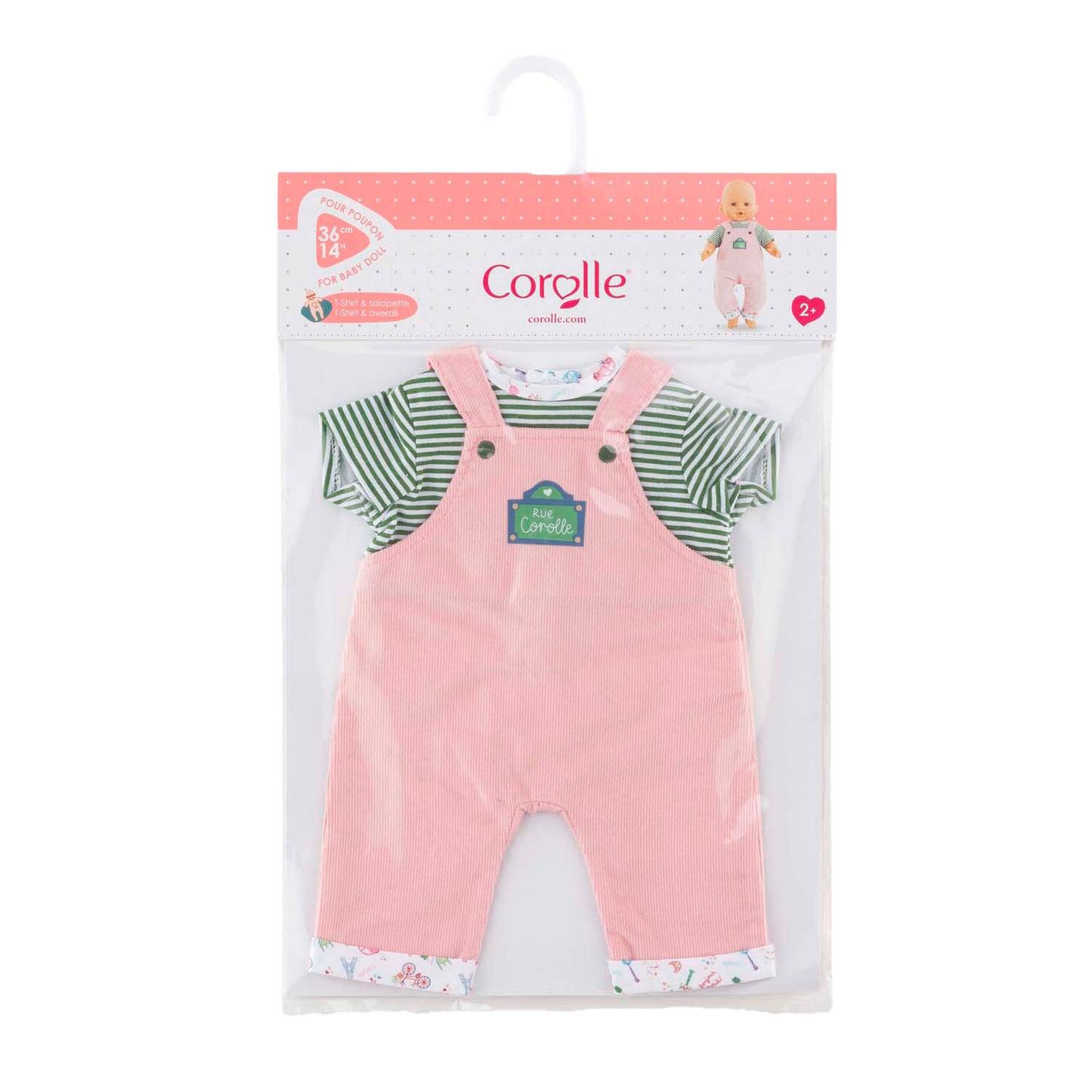 Corolle T-Shirt und insgesamt für Baby Pop, 36 cm