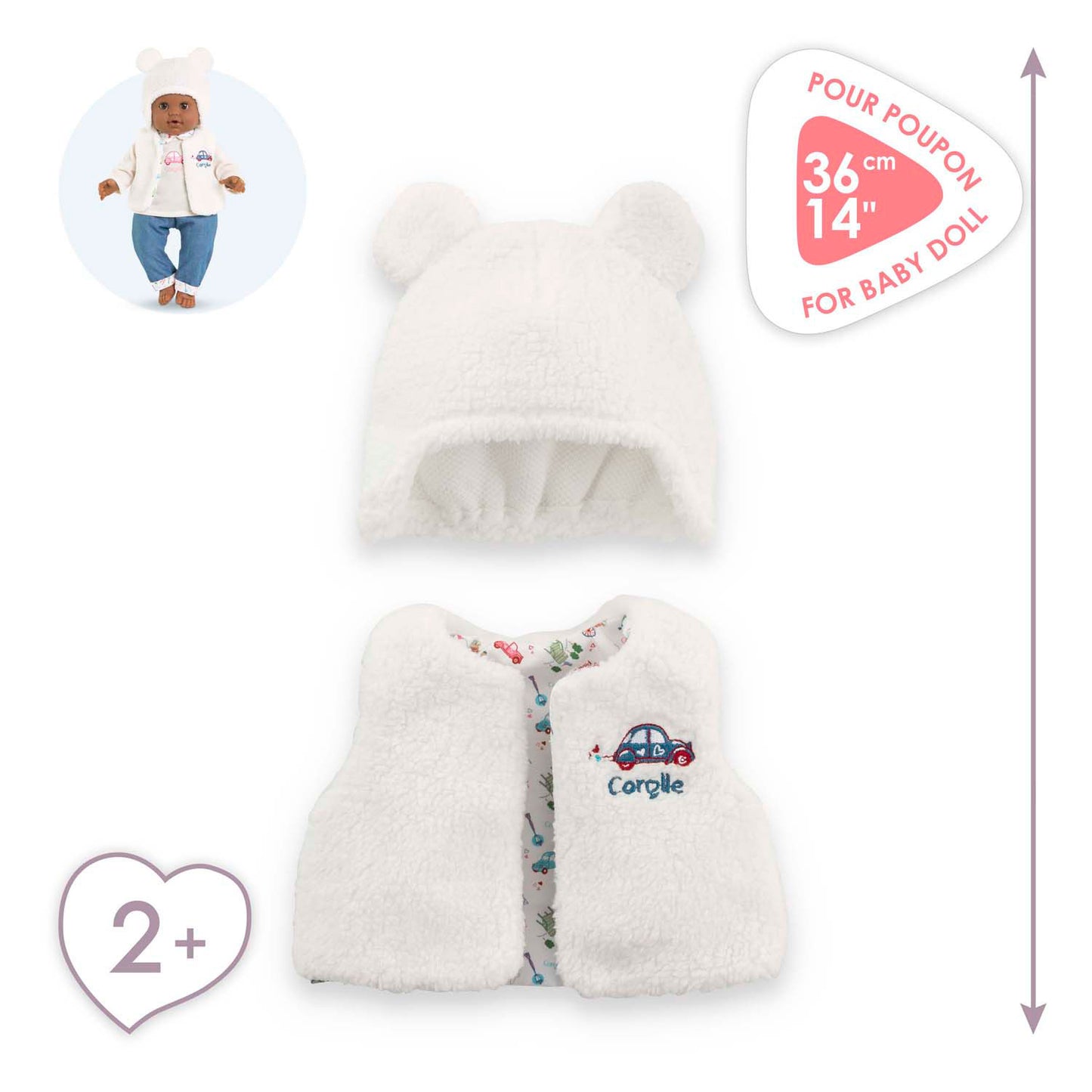Corolle Winterset für Baby Pop, 36 cm