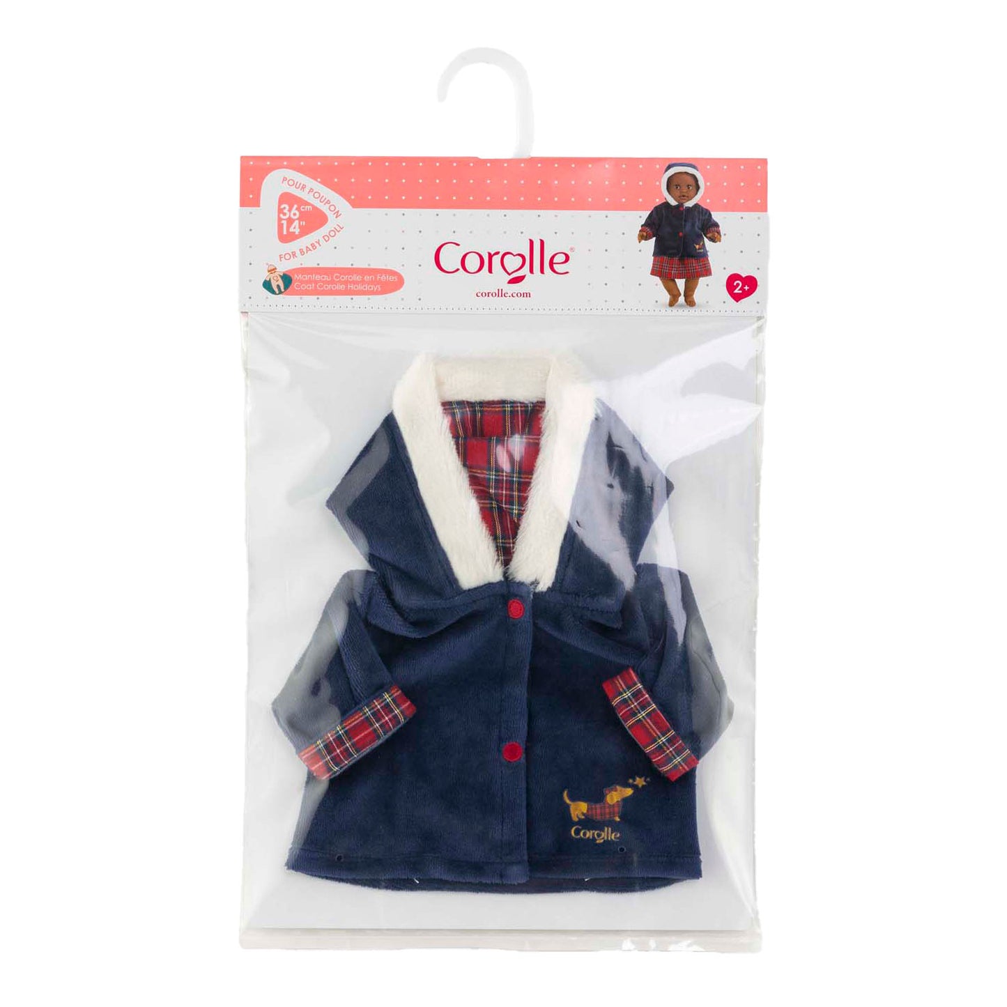 Corolle Holidays Jacke für Baby Pop, 36 cm