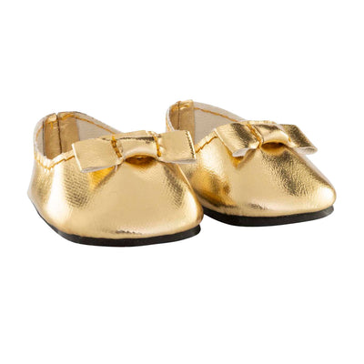 Corolle Gold Ballet Flat Schuhe für Baby Pop, 36 cm