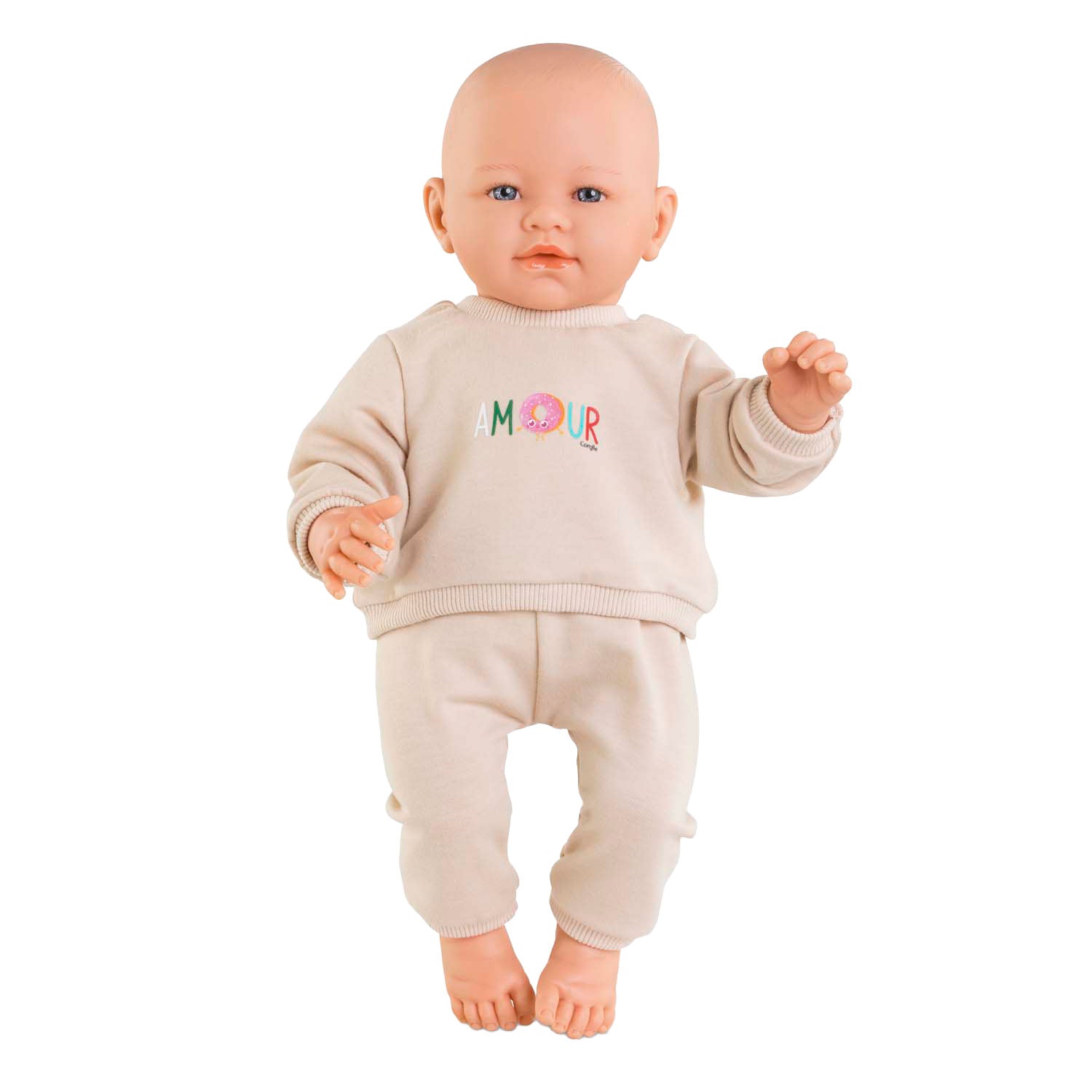 Corolle Beige Tracking -Anzug für Baby Pop, 42 cm