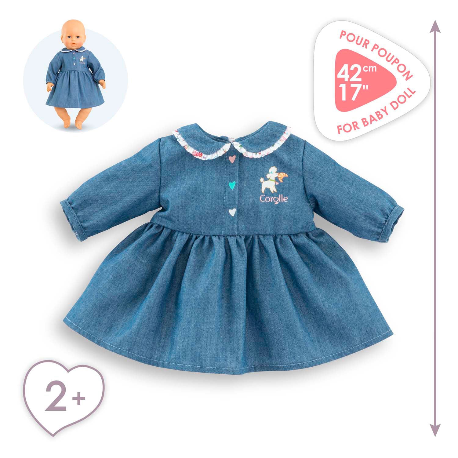 Corolle Kleid für Babypuppen, 42 cm