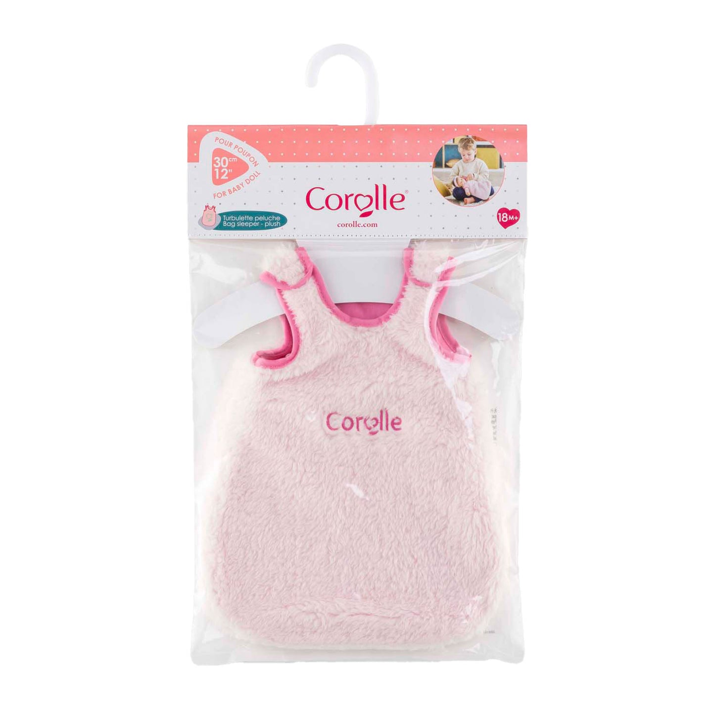 Corolle Plüschschlafsack für Puppen, 30 cm