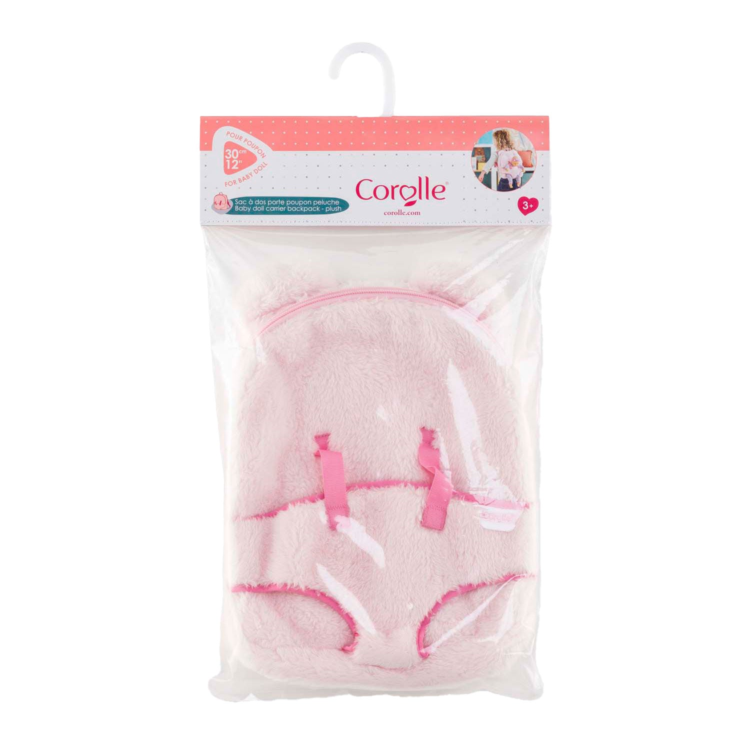 Corolle Pink Plüschpuppen umgeben sich zurück, 30 cm