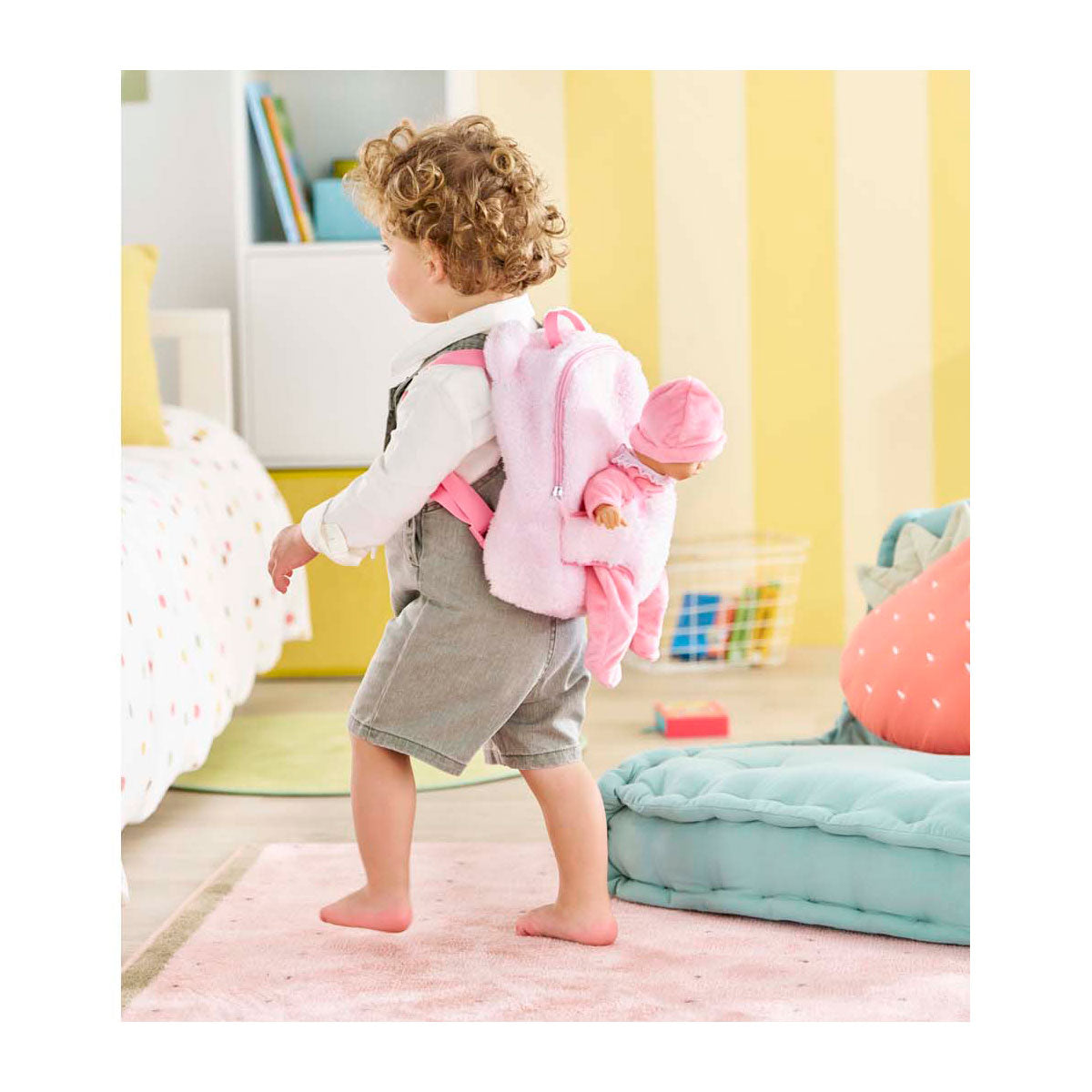 Corolle Pink Plüschpuppen umgeben sich zurück, 30 cm