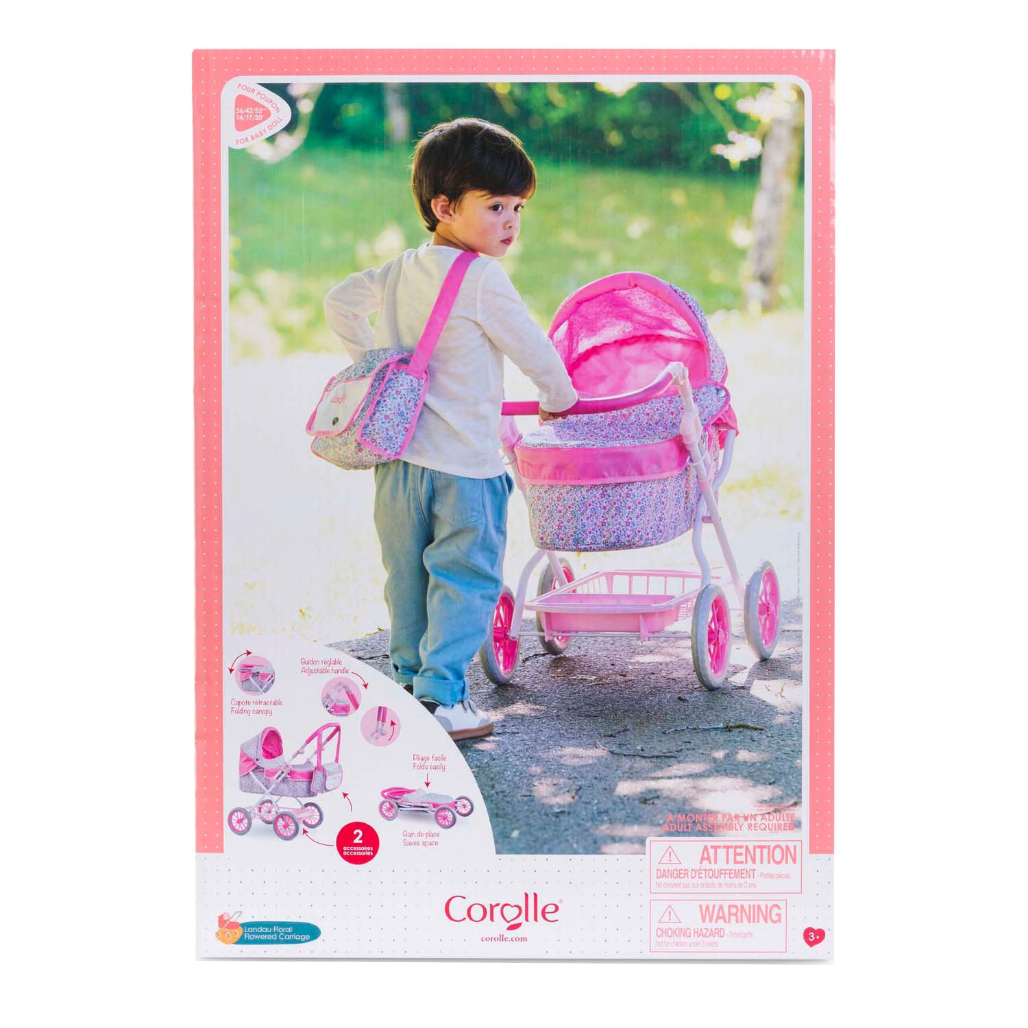 Corolle Puppenwagen-Blumen für Babypuppen von 36–42 cm