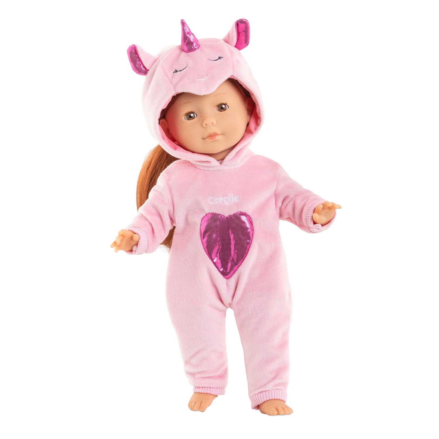 Corolle Pink Unicorn Pyjamas für Puppen von 36 cm, 2dlg.