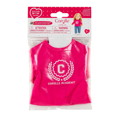 Corolle Fuchsia T-Shirt für Puppen, 36 cm