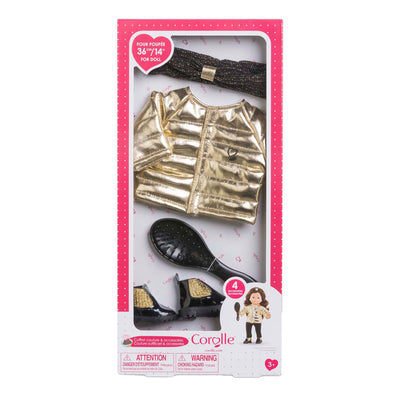 Corolle Couture -Outfit Set mit Puppenzubehör, 36 cm