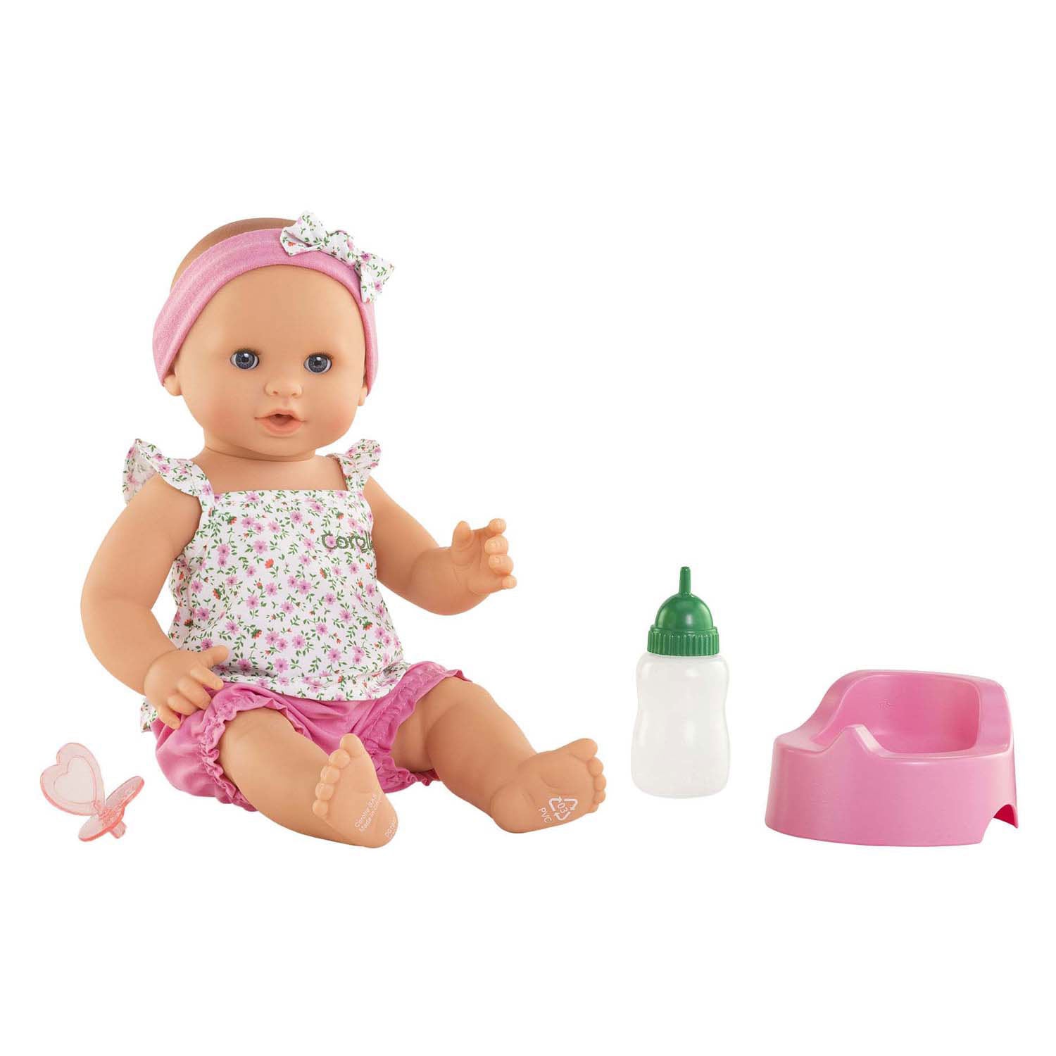 Corolle Mon Grande Poupon Trink- und Pinkelpuppe Emma – 36 cm