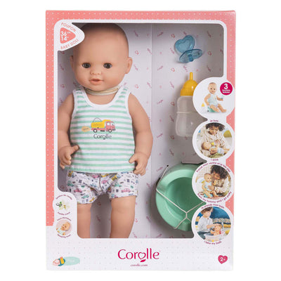 Corolle Mon Grande Poupon Trink- und Pinkelpuppe Paul – 36 cm