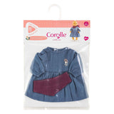 Corolle Jeanskleid mit Schal, kleiner Entdecker – 30 cm - afbeelding 2