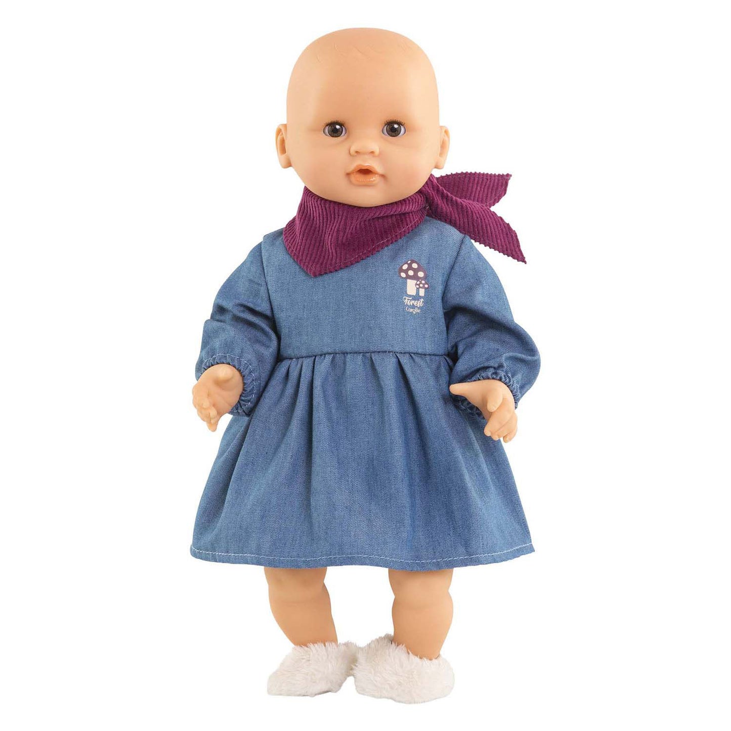 Corolle Jeanskleid mit Schal, kleiner Entdecker – 30 cm