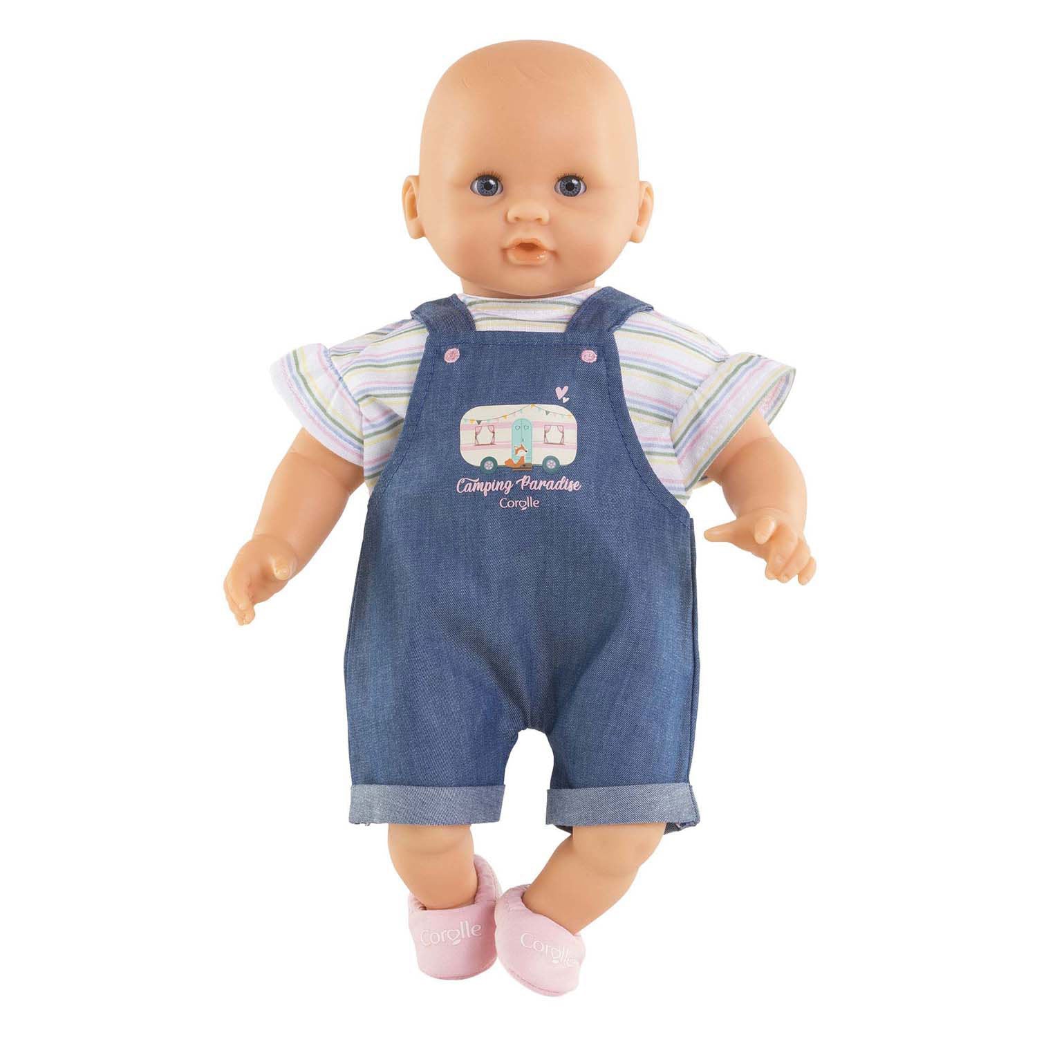 Corolle Jeans-Overall mit T-Shirt kleiner Entdecker – 30 cm
