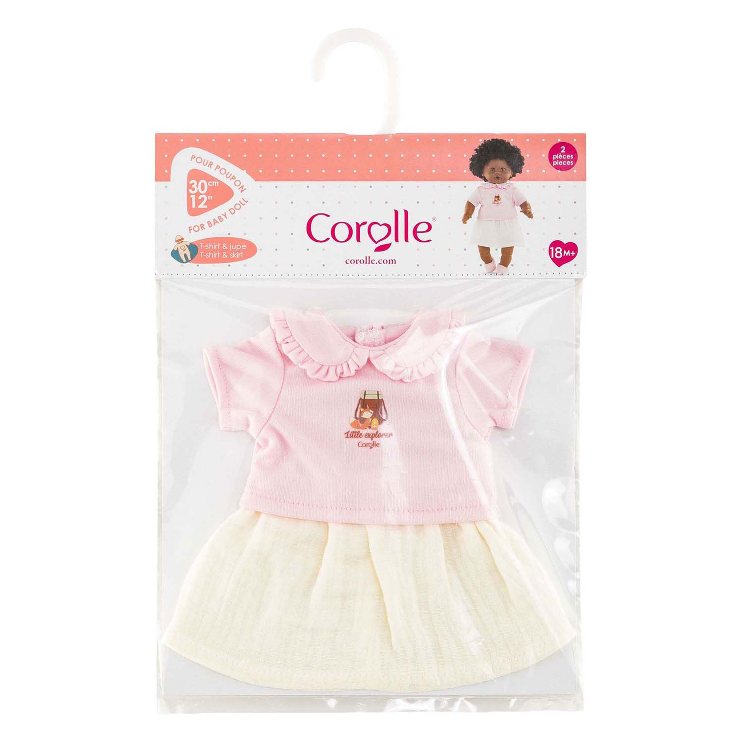 Corolle T-Shirt mit Kleid Little Explorer – 30 cm
